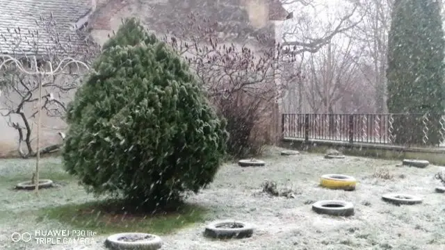 Szépen havazik délen