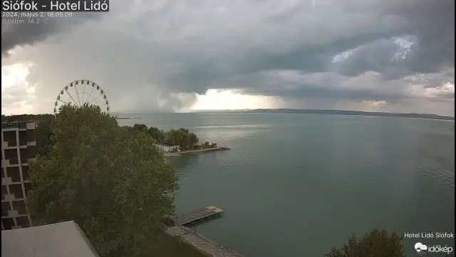 Elindult a zivatarszezon a Balatonnál