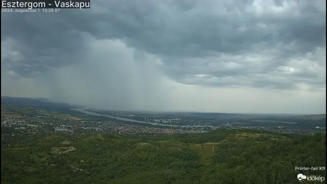 Esztergomba jó kis öntözés érkezett