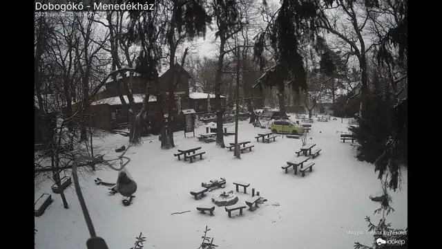 Dobogókőn ismét havazik