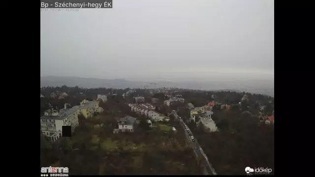 Havazás váltja a napsütést a Széchenyi-hegyen