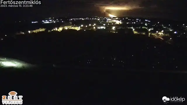 Fertőszentmiklósról is látszott a nádastűz