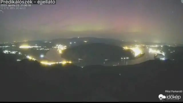 Sarki fény tánca Prédikálószéken!