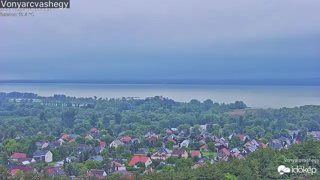Így csapott le a vihar a Balatonra