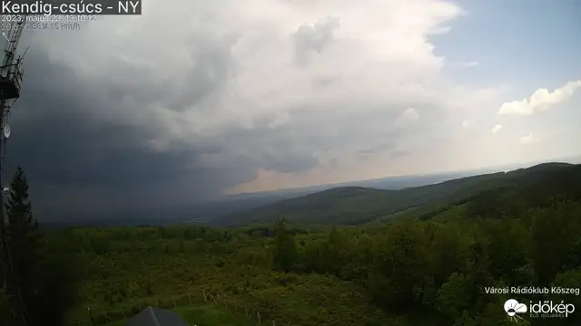 Zivatar mosta el a Kendig-csúcsot