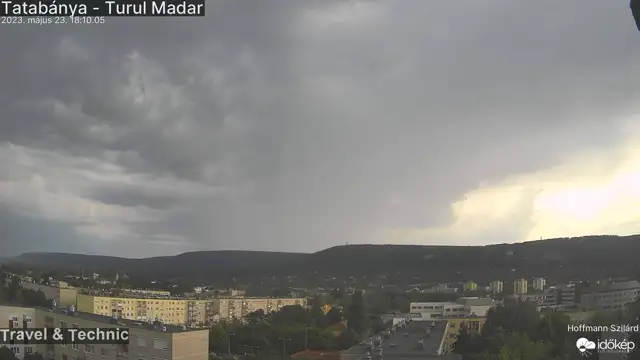 Felhőszakadás zúdult Tatabányára