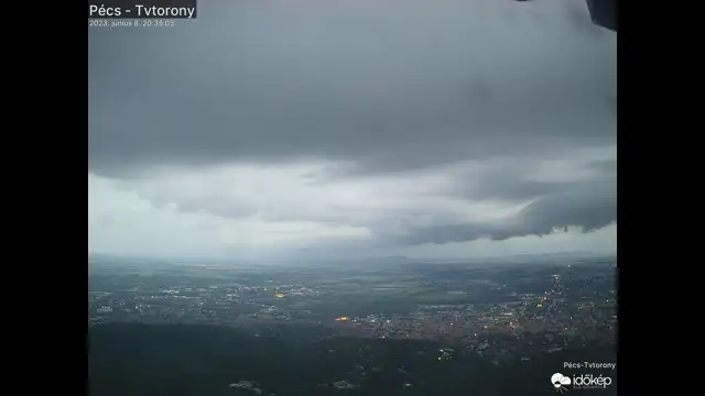 Így szakadt le az ég Pécsett Medárd estéjén
