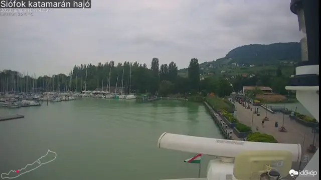 Siófok katamarán hajó (smartwifi7) gyorsított felvétele