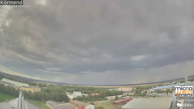 Kisebb zivatarlánc alakult ki nyugaton