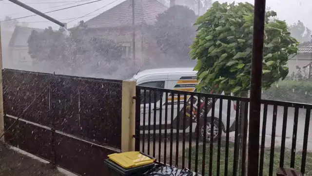Downburst Törökszentmiklóson - így érkezett a felfrissülés
