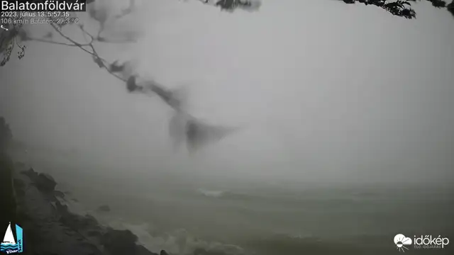 Balatonföldvár (viharsarok) gyorsított felvétele