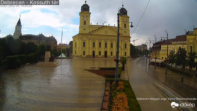 Debrecen - Kossuth tér (dmjvcam) gyorsított felvétele