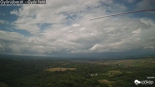 Győrújbarát - Győr felé (hg2ebh) gyorsított felvétele