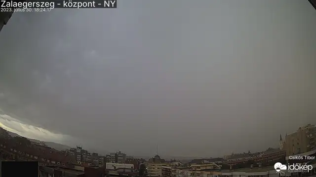 Esti felhőszakadás Zalaegerszegen