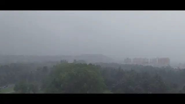 Kiadós felhőszakadással érte el a hidegfront Szombathelyt