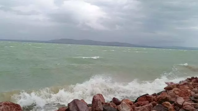 Megérkezett a hidegfront a Balatonra