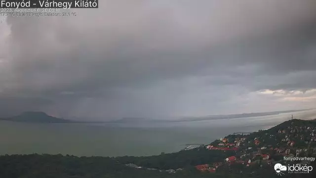 Lecsapott a vihar a Balatonra (Fonyód - Várhegy Kilátó)