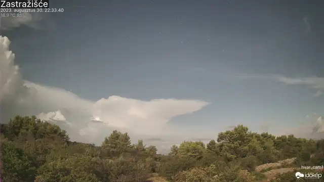 Esti zivatarok az Adrián