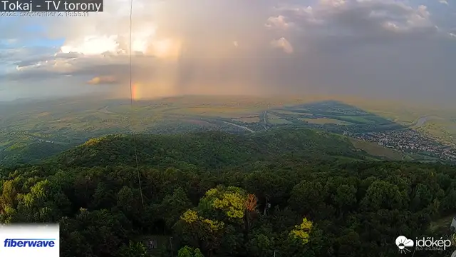 Tokaj - TV torony (fiberwave_tokaj) gyorsított felvétele
