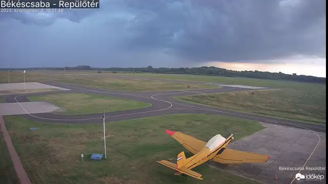 Békéscsabára is peremfelhőzettel érkezett a front