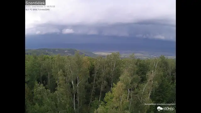 Zivatar csapott le a Bükkre