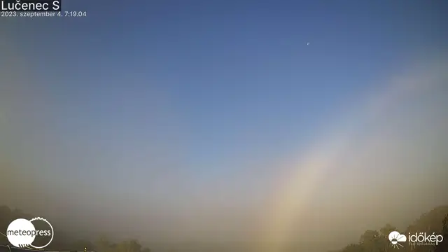 Lučenecon ködív rajzolódott ki