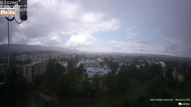 Kőszegre ér a zivatar