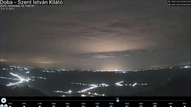 Éjjel volt egy kis halvány sarki fény :)