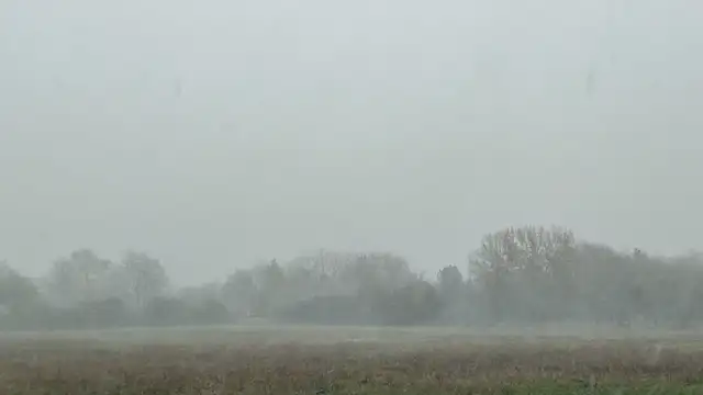 Intenzív hódara zápor