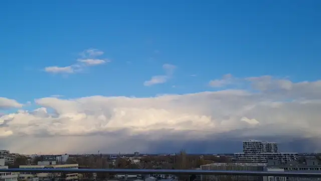 Felhők Budapest felett