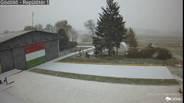 Gödöllő is gyorsan kifehéredett