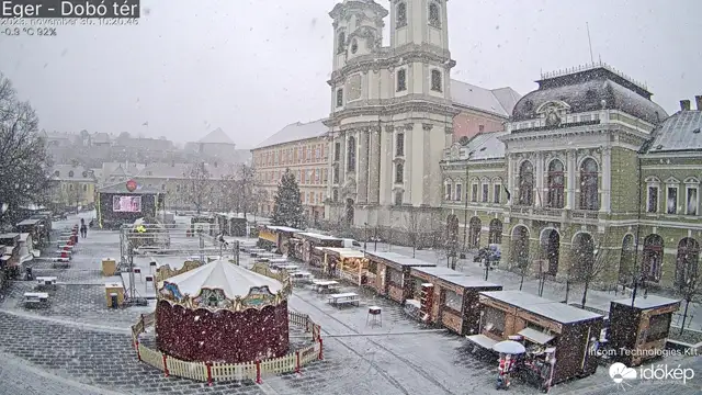Eger - Dobó tér (egermjv) gyorsított felvétele