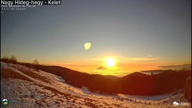 Napkelte a Nagy-Hideg-hegyen