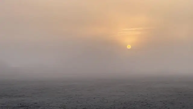 Nagyon ködös párás reggelünk van ma :)