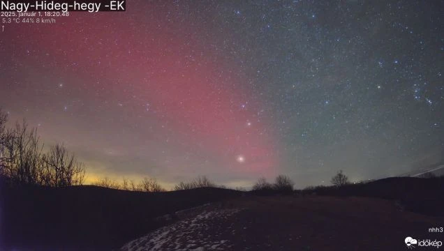 Sarki fény január első estéjén (Nagy-Hideg-hegy -ÉK)