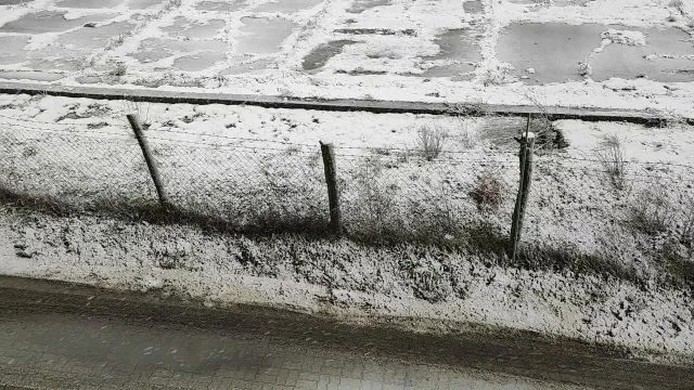 Sásdon így esik a hó