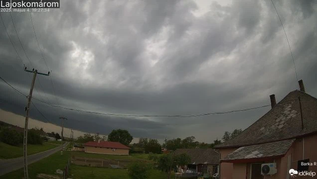 Lajoskomáromon is csak úgy átsuhant a vihar