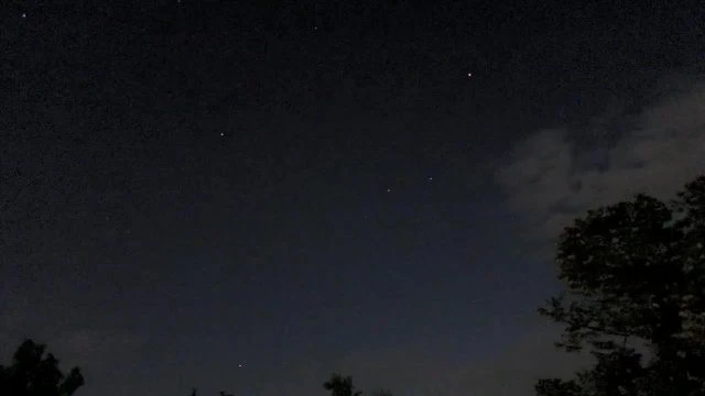 ISS átvonulás timelapse