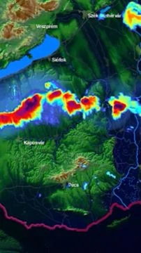 Zivatarok nyargalnak a déli tájakon