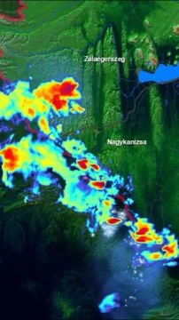 Zivatarok lépték át a határt délnyugaton