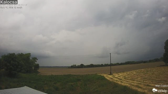 Kalocsát is elérte a felhőszakadás