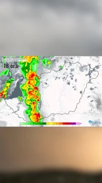 Heves zivatarokat hozhat a front