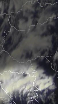 De Balkánon fejlődnek a zivatarok