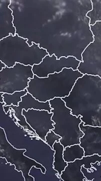 Felhőtlen az ég a Kárpát-medence felett