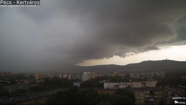 Pécs - Kertváros (zoldutabc) gyorsított felvétele