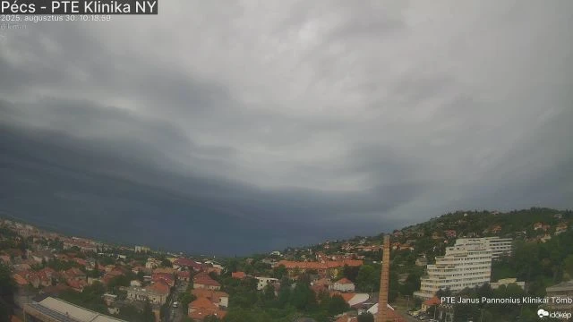 Pécs - PTE Klinika NY (pte_klinika_1) gyorsított felvétele