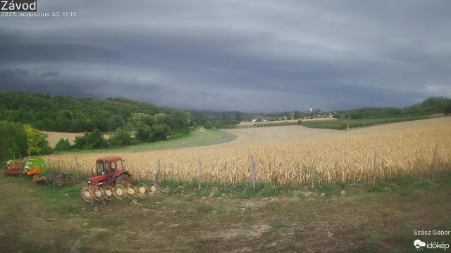 Nyárbúcsúztató zivatar Závodon