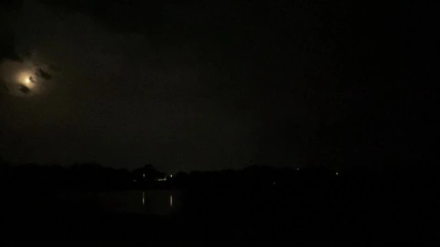 Esti villámshow Tiszalökön