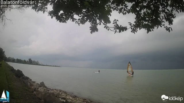 Balatonföldvár (viharsarok) gyorsított felvétele