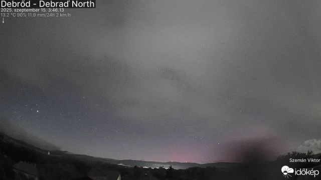 Sarki fény bújt ki a felhők mögül